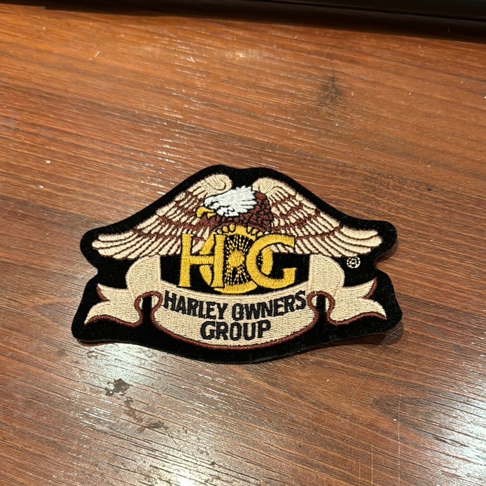 GENUINE HARLEY DAVIDSON OWNERS GROUP PATCH HOG EAGLE 4 1/2"